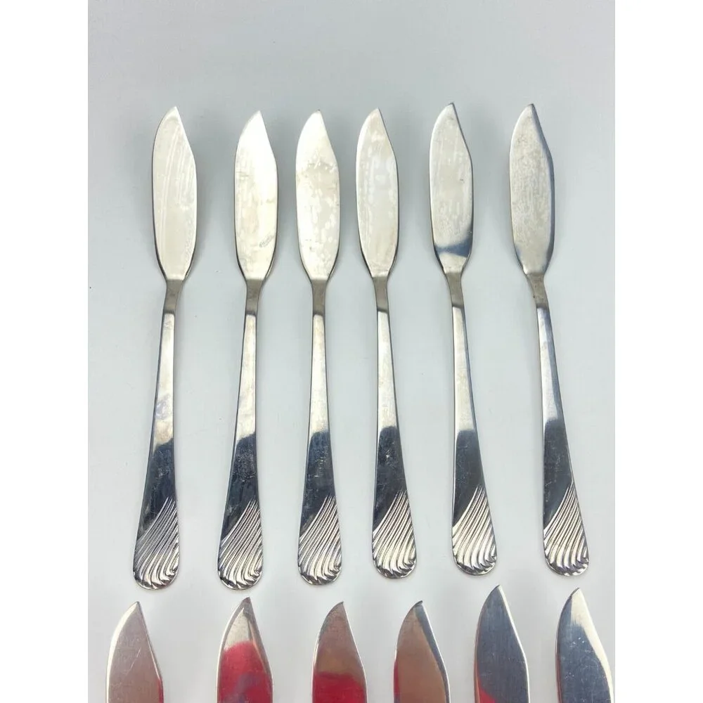 12 Piece Rostfrei Stainless Steel Butter Knife/Spreader Set 8